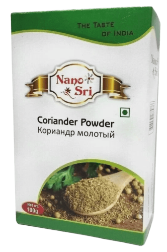 Кориандр молотый (Coriander powder), 100 гр Nano Sri